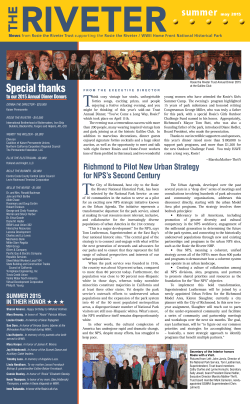 Special thanks - Rosie The Riveter Trust