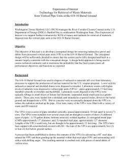 Expression of Interest Technology for Retrieval of Waste Materials