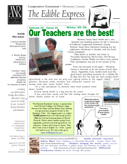 Newsletter - UCCE Monterey County