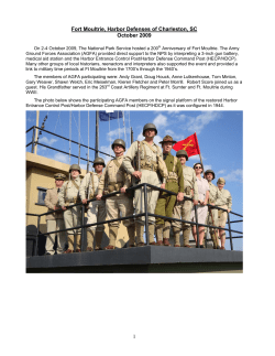 Fort Moultrie, Harbor Defenses of Charleston, SC