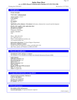 Safety Data Sheet