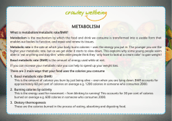 METABOLISM