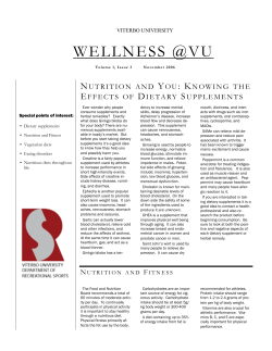 November Nwsltr - Viterbo University