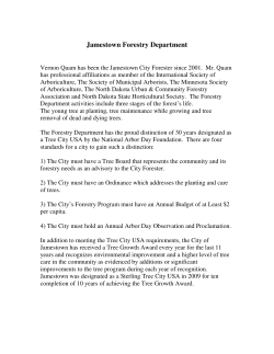 Jamestown Forestry Department