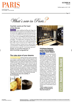 Guerlain opens at the heart of the Marais The cake store of your