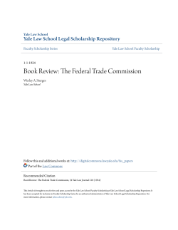 Book Review: The Federal Trade Commission