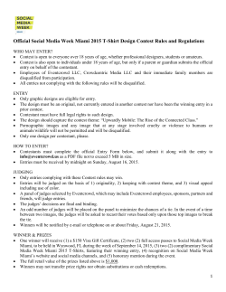 Official Social Media Week Miami 2015 T