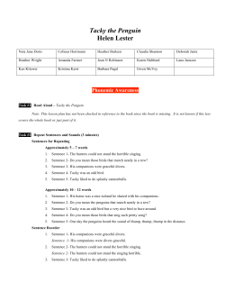 Tacky the Penguin Helen Lester