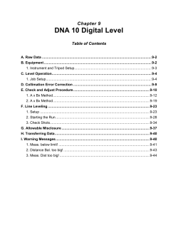 Chapter 9 - DNA 10 Digital Level