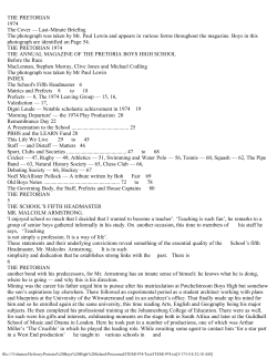 Plain Text - Pretoria Boys High School Digital Archive