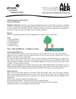 GSEM Including All Girls Patch - Girl Scouts of Eastern Massachusetts