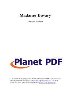 Madame Bovary - Planet Publish