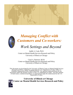 Managing Conflict with Customers and Co