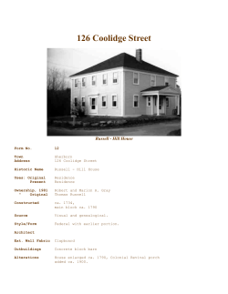 126 - Town of Sherborn