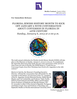conversation about conversos in florida in 16th century