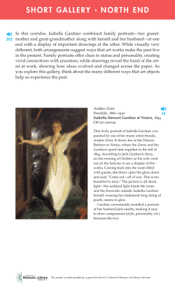 - Isabella Stewart Gardner Museum