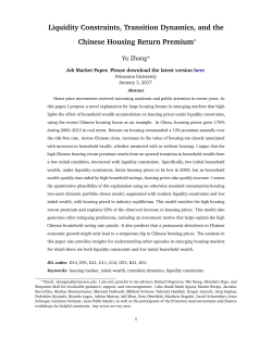 Liquidity Constraints, Transition Dynamics, and the