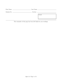 Solutions - UBC Math