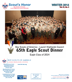 Scout`s Honor - Laurel Highlands Council