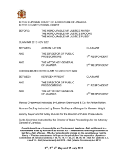 Nation, Adrian v The Director of Public Prosecutions and The