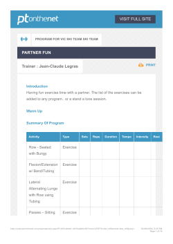 Partner Workouts - Mixing Up The Training