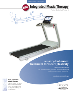Brochure, Integrated Music Therapy