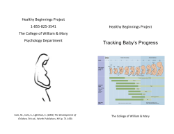 Pregnancy Tracker - College of William and Mary