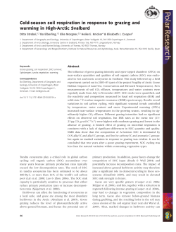 Cold-season soil respiration in response to grazing and