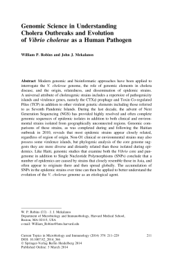 Cholera Mekalanos Review