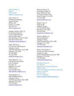 Adkins, Robert (1) - Virginia Plumbing and Mechanical Inspectors