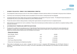 Primary Care Decision Making Framework