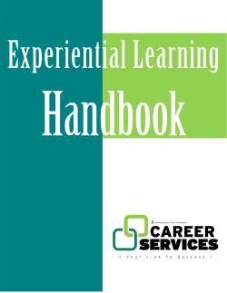 Experiential Learning Handbook