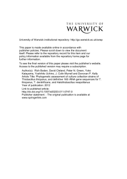 - Warwick WRAP