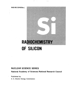 Radiochemistry of Silicon