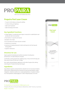 Propaira Post Laser Cream