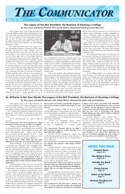 May 2011 - Bronx Community College