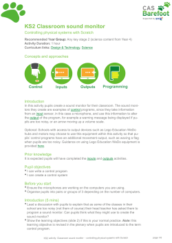 KS2 Classroom sound monitor