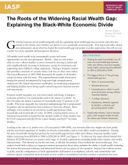 The Roots of the Widening Racial Wealth Gap
