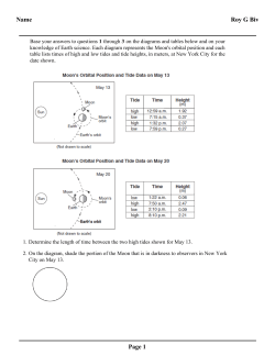 Moon 25 short answer practice