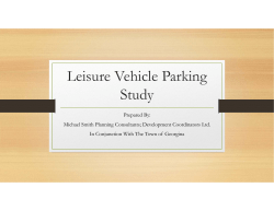 Leisure Vehicle - Town of Georgina