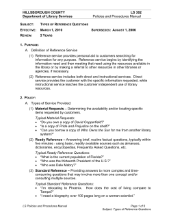 HILLSBOROUGH COUNTY LS 302 Department of