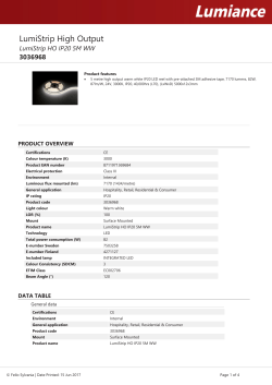 LumiStrip HO IP20 5M WW