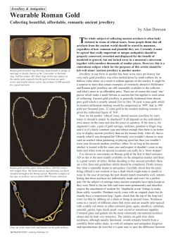 Wearable Roman Gold