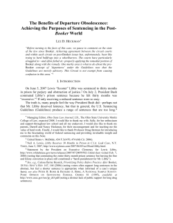 The Benefits of Departure Obsolescence: Achieving the Purposes of