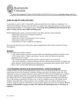 job search strategies