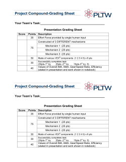 Project 1.1.6 Compound Machine Design