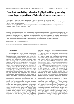 Growth of Al2O3 by ALD with O3 at room temperature - OAM-RC