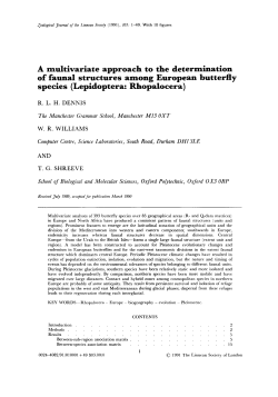 A multivariate approach to the determination of