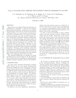 7-Li (p, n) Nuclear Data Library for Incident Proton Energies to 150