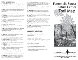 Trail Map - fontenelle